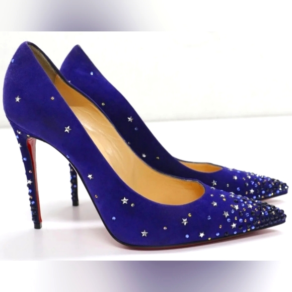 Christian Louboutin Gravitanita 100 veau velours -- Star-Studded open to offers - Picture 3 of 8